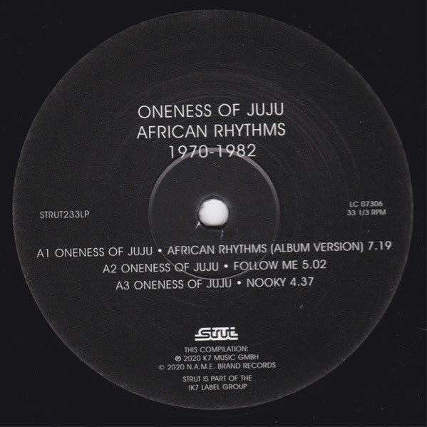 Oneness Of Juju : African Rhythms 1970-1982 (LP,Compilation,Reissue,Remastered)