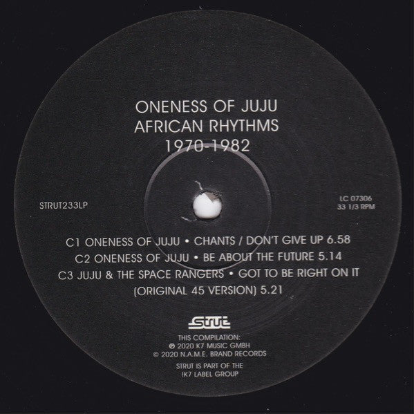 Oneness Of Juju : African Rhythms 1970-1982 (LP,Compilation,Reissue,Remastered)