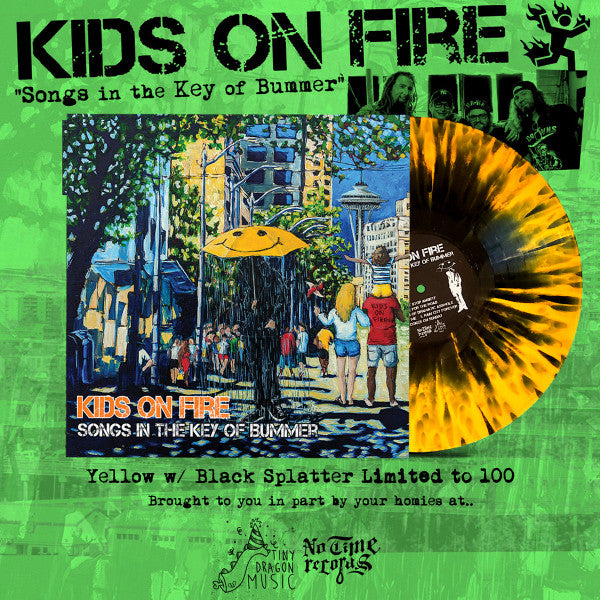 Kids on Fire : Songs In The Key Of Bummer (LP,Limited Edition)