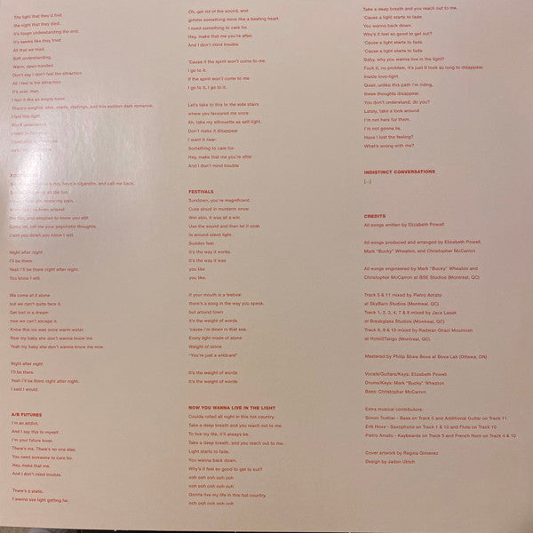 Land Of Talk : [Indistinct Conversations] (LP, Album, Ltd, Thr)