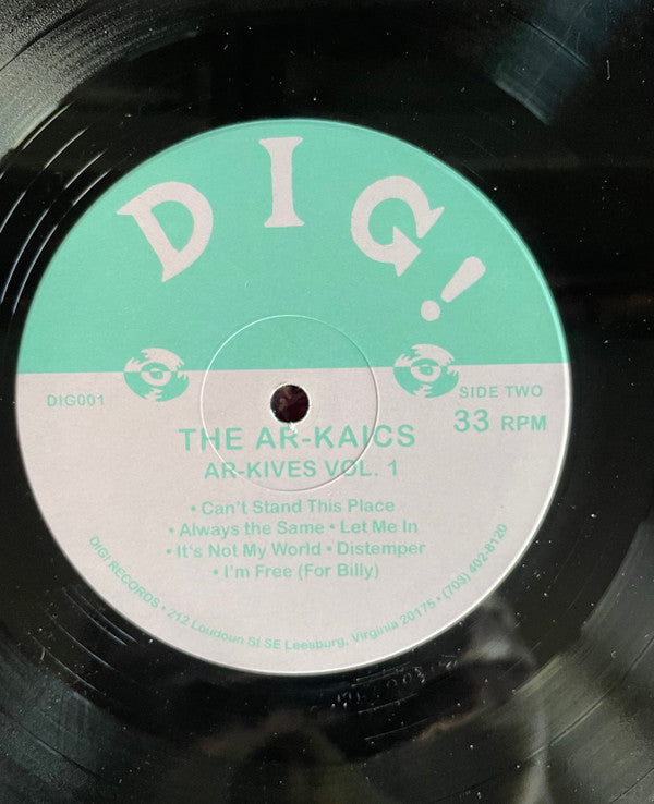 Ar-Kaics, The : The Ar-Kaics ‎– Ar-Kives Volume One: Singles & Unreleased (LP,Compilation)