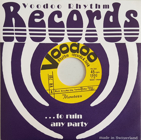 Monsters (3), The : Rock Around The Tombstone (7",45 RPM,Single,Stereo)
