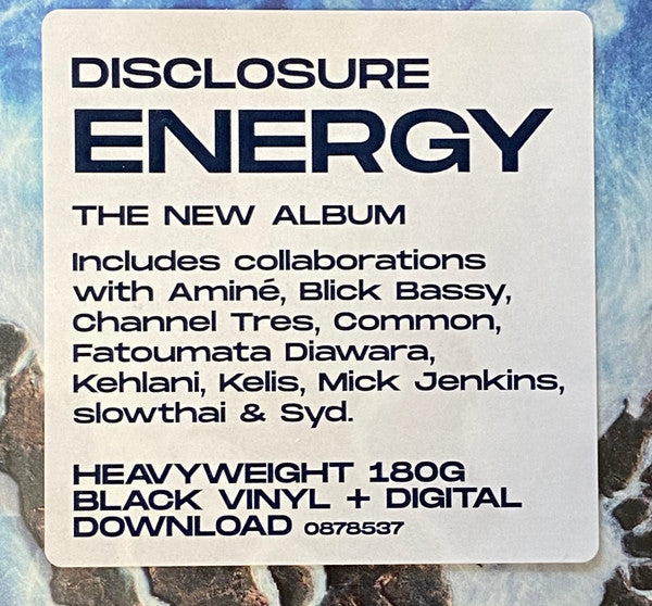 Disclosure (3) : Energy (12",45 RPM,Album)