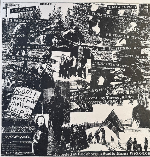 Rajoitus : Hardcore Attack 1995 (12",45 RPM,White Label)