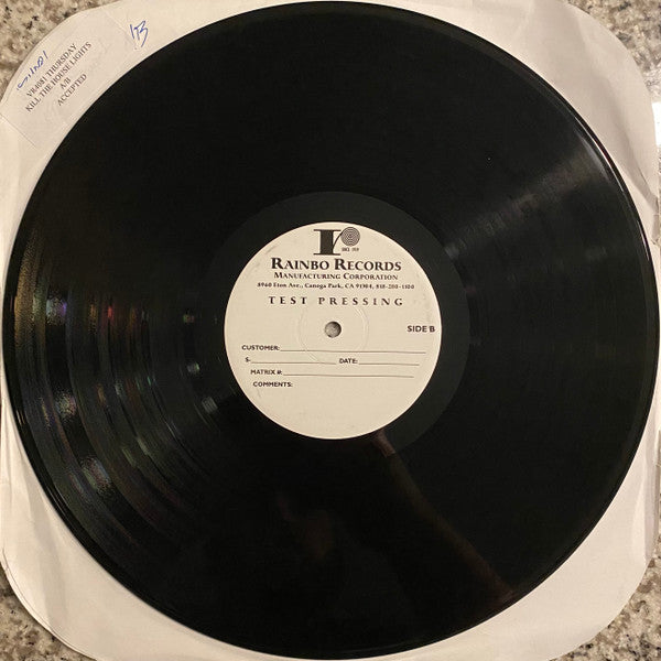 Thursday : Kill The House Lights (LP,Compilation,Test Pressing)