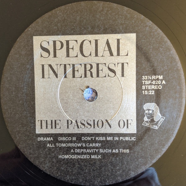 Special Interest (2) : The Passion Of (LP,Album,Stereo)