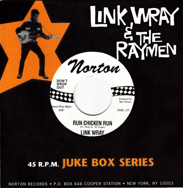Link Wray And His Ray Men : Run Chicken Run / Scatter (7",45 RPM,Single)