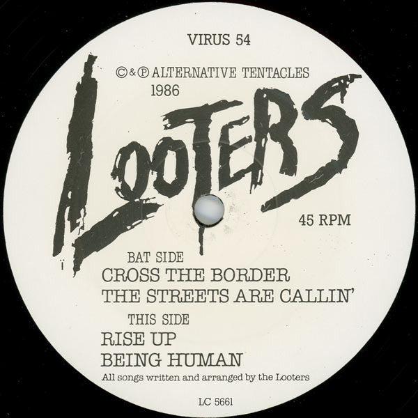 The Looters : Looters (12", EP)