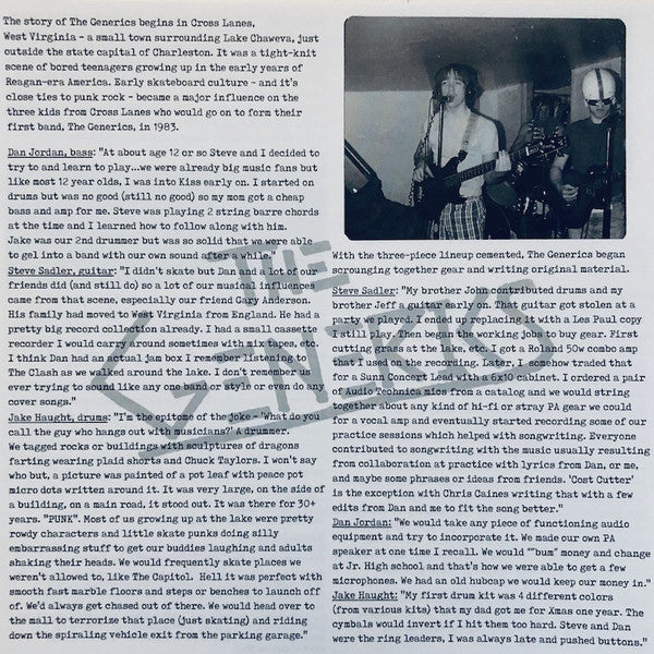 The Generics (6) : Cost Cutter (7", EP, Ltd, RE)