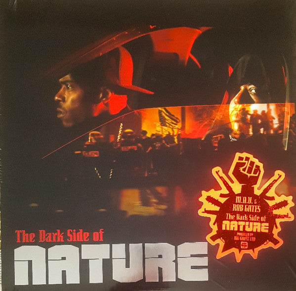 Maverick Montana & Rob Gates (2) : The Dark Side Of Nature (LP, Album, Ltd, Num, Red)