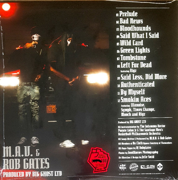 Maverick Montana & Rob Gates (2) : The Dark Side Of Nature (LP, Album, Ltd, Num, Red)