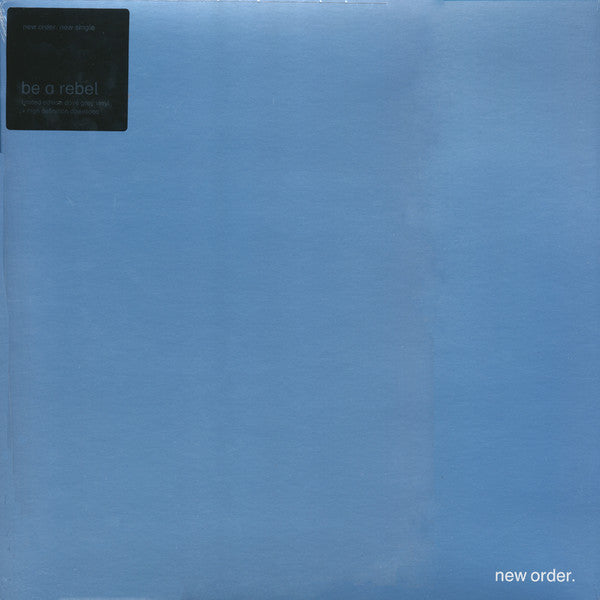 New Order : Be A Rebel (12",33 ⅓ RPM,EP,Single,Limited Edition)