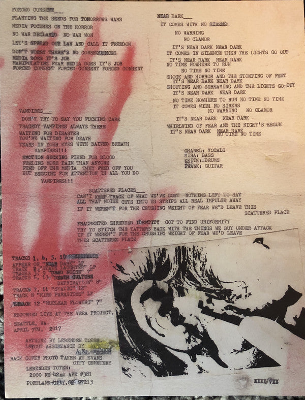 Lebenden Toten : Synaptic Noise Dissociation (LP,Album,Limited Edition)