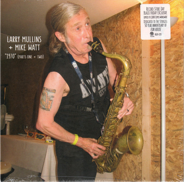 Larry Mullins + Mike Watt : "1970" (Parts One + Two) (7", RSD, Single, Ltd, Red)
