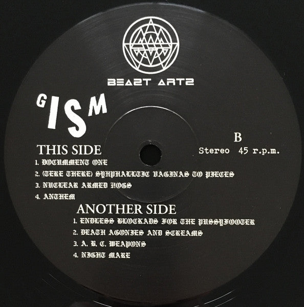 G.I.S.M. : Detestation (12",45 RPM,Mini-Album,Reissue)