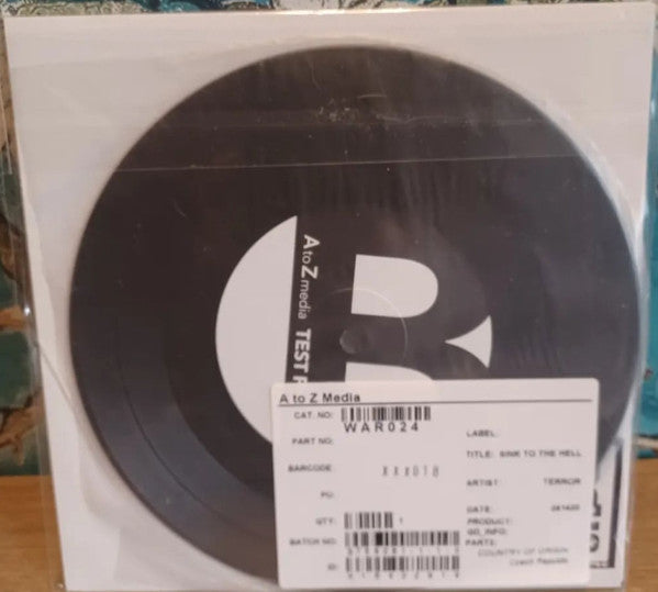 Terror (3) : Sink To The Hell (7",EP,Test Pressing)