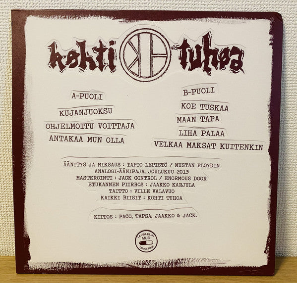 Kohti Tuhoa : Kohti Tuhoa (12",EP,Reissue)