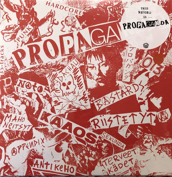 Various : Propaganda - Russia Bombs Finland (LP, Album, Comp, RP, Red)