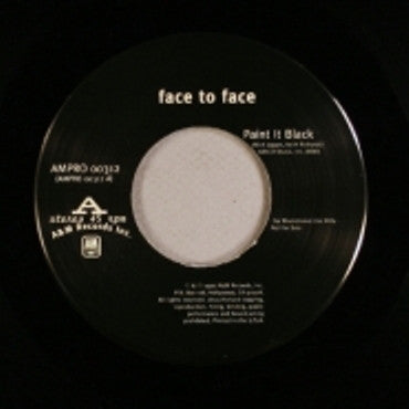 Face To Face : Paint It Black (7",Promo,Single Sided)