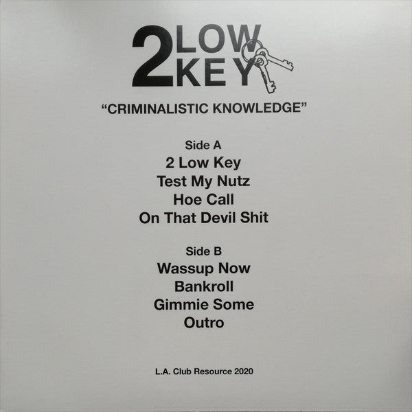 Lo Key (5) : Criminalistic Knowledge (LP,Album,Reissue,Remastered)