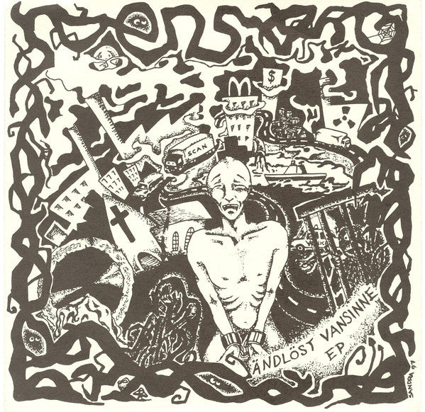 Ens (4) : Ändlöst Vansinne EP (7", EP)