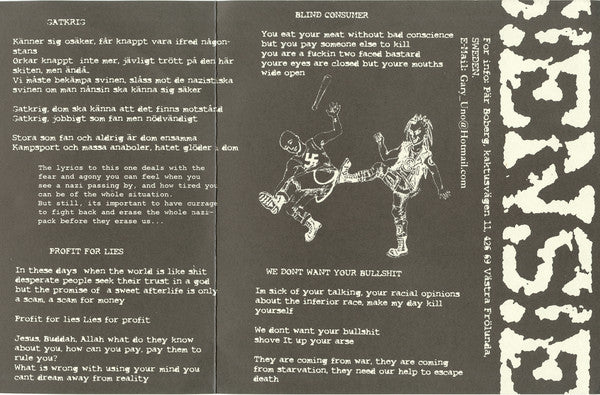 Ens (4) : Ändlöst Vansinne EP (7", EP)