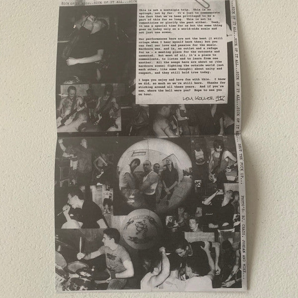 Sick Of It All : Sick Of It All (7",45 RPM,Repress)