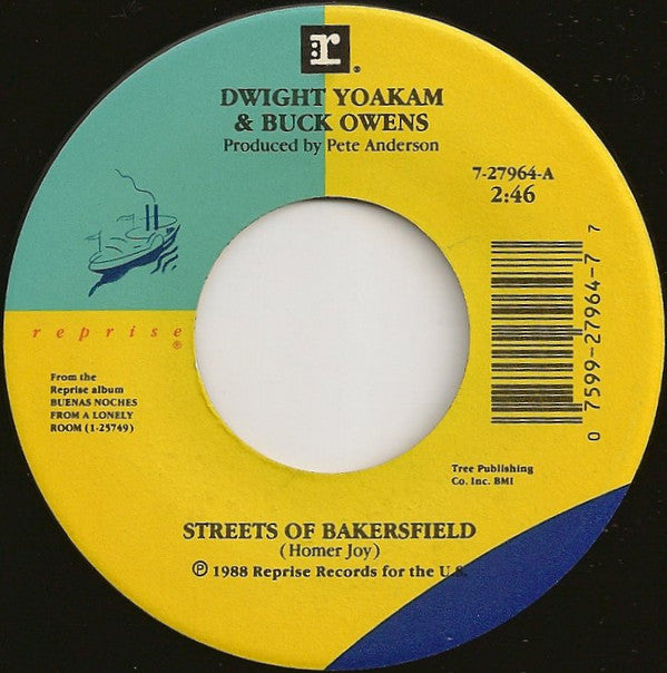 Dwight Yoakam & Buck Owens : Streets Of Bakersfield (7",45 RPM,Single)
