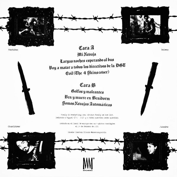 Navajas Automáticas : La Bolsa O La Vida (12", EP, Ltd, RE)