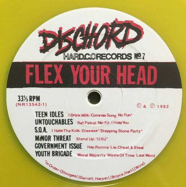 Various : Flex Your Head (LP,Compilation,Limited Edition,Reissue)