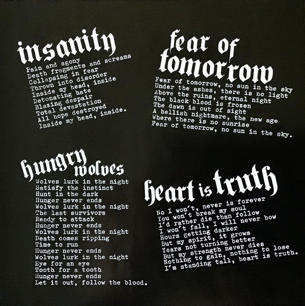 Burial (3) : Hungry Wolves (7",EP)
