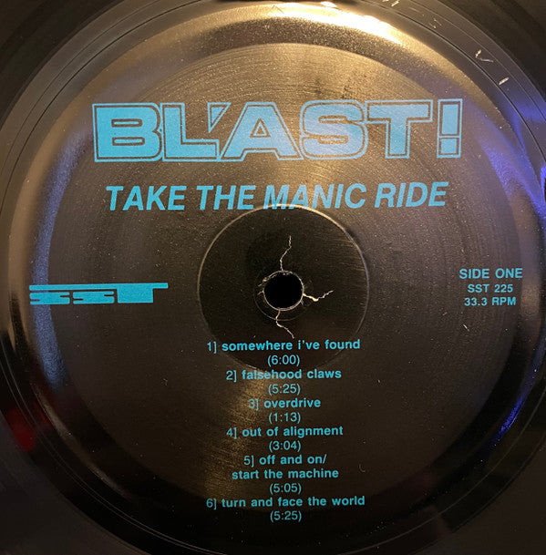 Bl'ast : Take The Manic Ride (LP,Album,Repress)