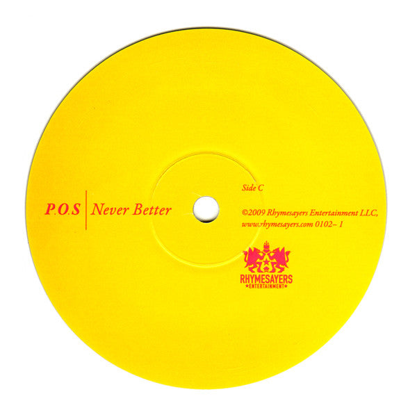 P.O.S. (3) : Never Better (LP,Album)