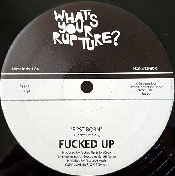 Fucked Up : Year Of The Rat B/W First Born (12",33 ⅓ RPM)