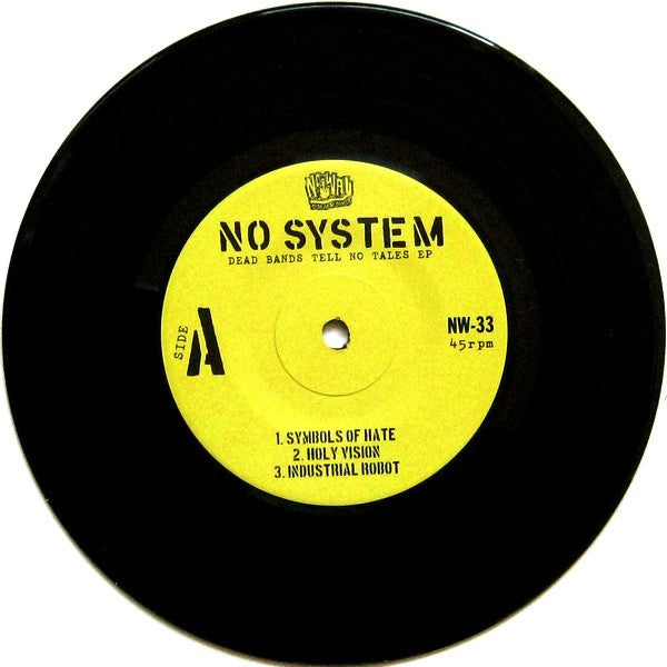 No System : Dead Bands Tell No Tales (7", EP, RE)