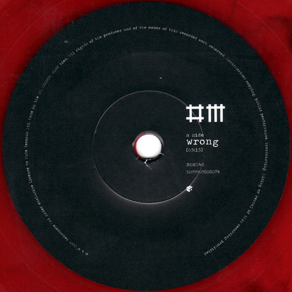 Depeche Mode : Wrong (7",45 RPM,Single,Limited Edition,Numbered)