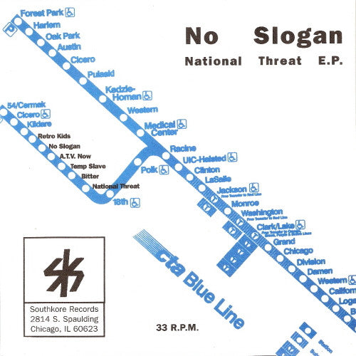 No Slogan : National Threat (7", EP)