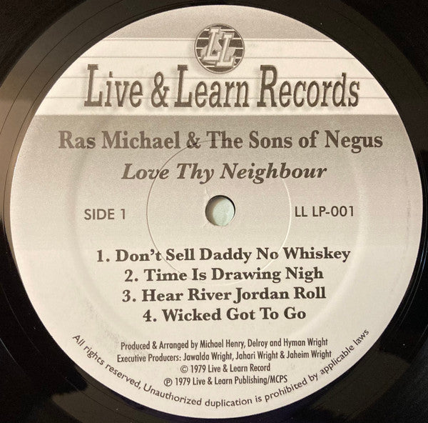 Ras Michael & The Sons Of Negus : Love Thy Neighbour (LP,Album,Reissue)