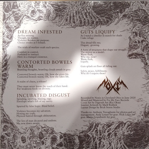 Noxis : Expanse Of Hellish Black Mire (10", EP, Ltd, Bla)