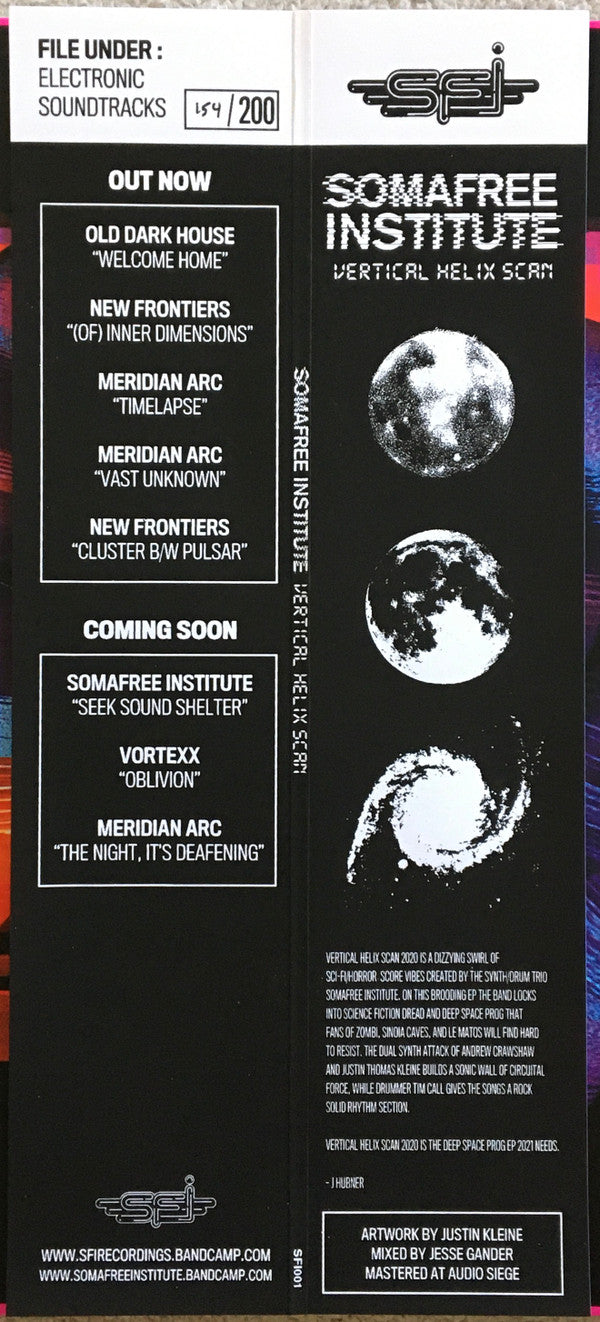 Somafree Institute : Vertical Helix Scan (12",33 ⅓ RPM,EP,Limited Edition,Numbered,Stereo)