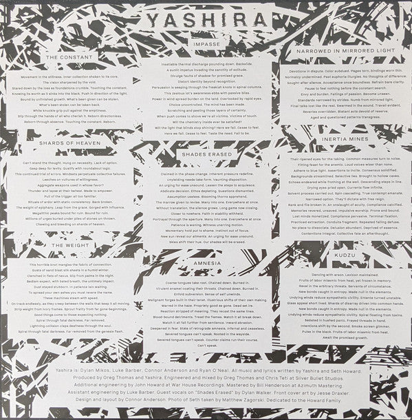 Yashira : Fail To Be (LP,Album)