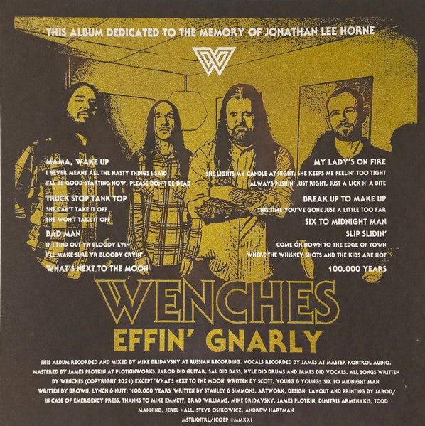 WENCHES : Effin' Gnarly (LP,Album,Limited Edition)