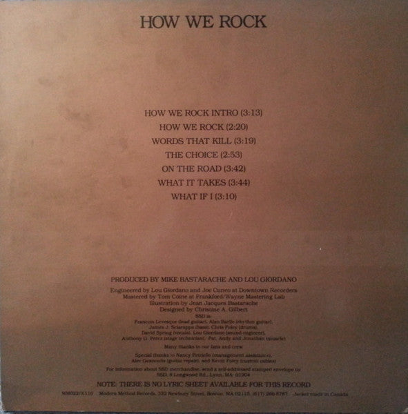 SSD : How We Rock (LP,Album)