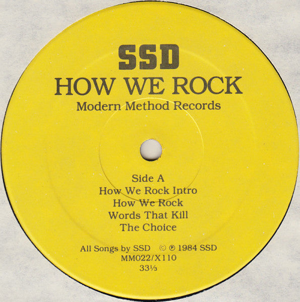 SSD : How We Rock (LP,Album)