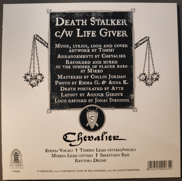 Chevalier (6) : Life And Death (7", Ltd)