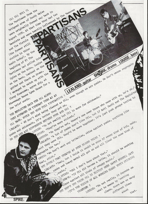 Partisans, The : Anarchy In Alkatraz / No Future Demos 80-82 (LP,Compilation,Limited Edition)