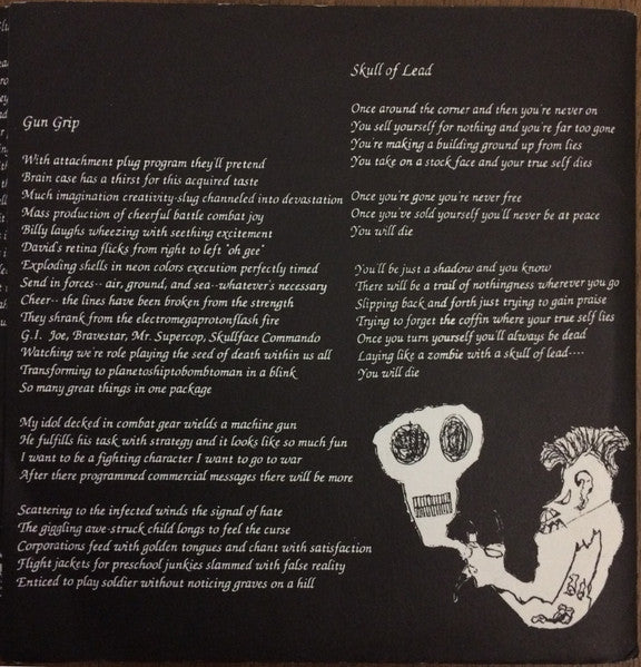 Moral Suckling : No More War Toys (7", Blu)