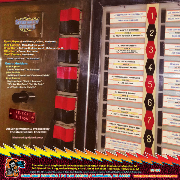 Streetwalkin' Cheetahs, The : One More Drink (LP,Album)