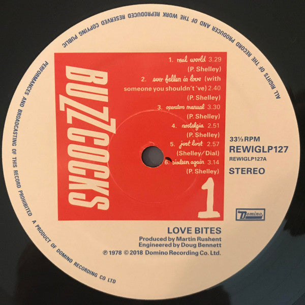 Buzzcocks : Love Bites (LP,Album,Reissue)