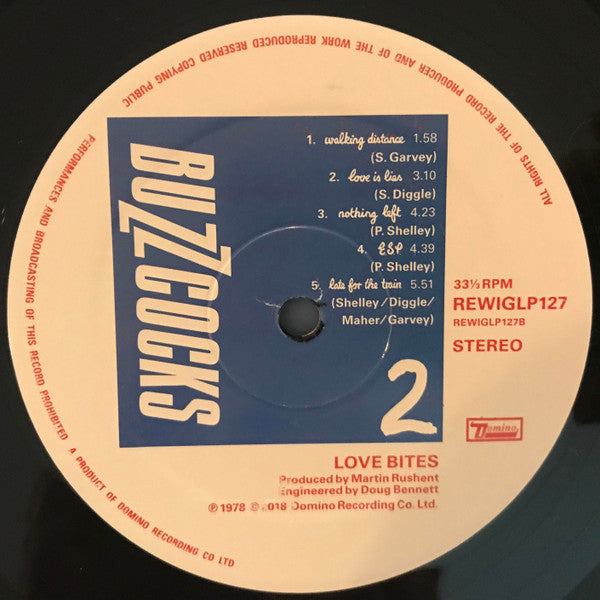 Buzzcocks : Love Bites (LP,Album,Reissue)
